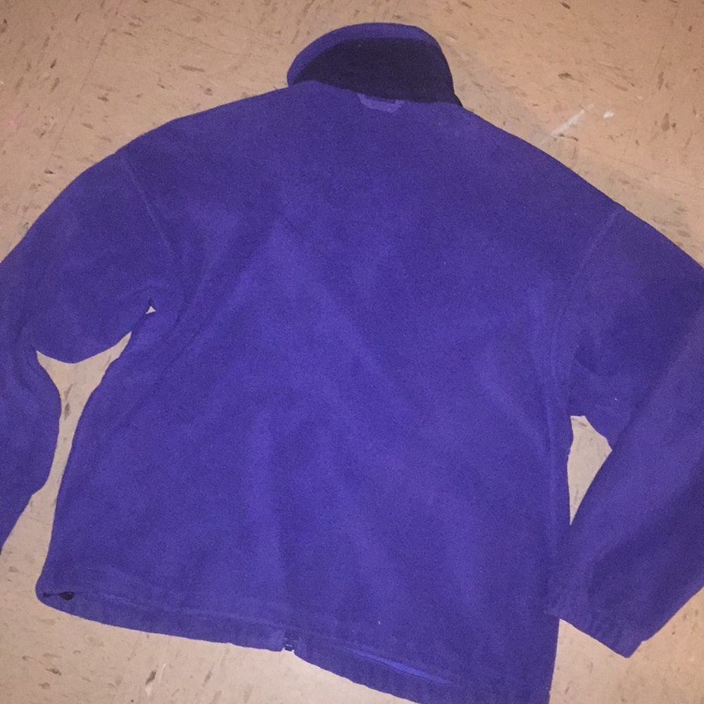 Columbia Purple Ski Jacket with High Collar and Fleece Material - Picture 5 of 8